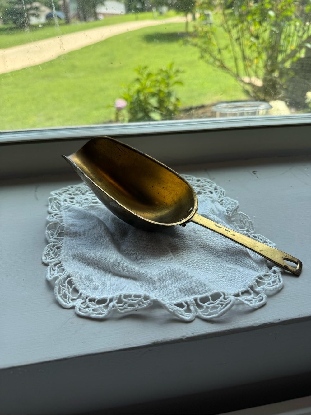 Brass Scoop - Kitchen Serving Scoop